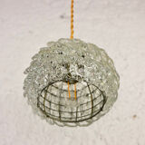 Pair of pearl glass pendant lamps