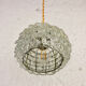 Pair of pearl glass pendant lamps