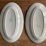 Set of 2 old raviers Céranord St Amand, model Jane