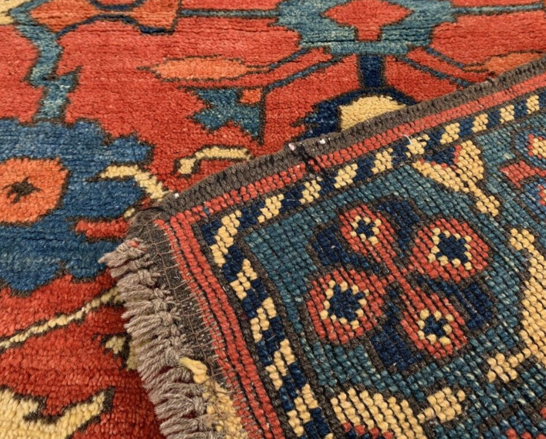 Vintage Afghan carpet 110x88cm