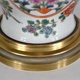 Porcelain lamp of china and brass – early twentieth century