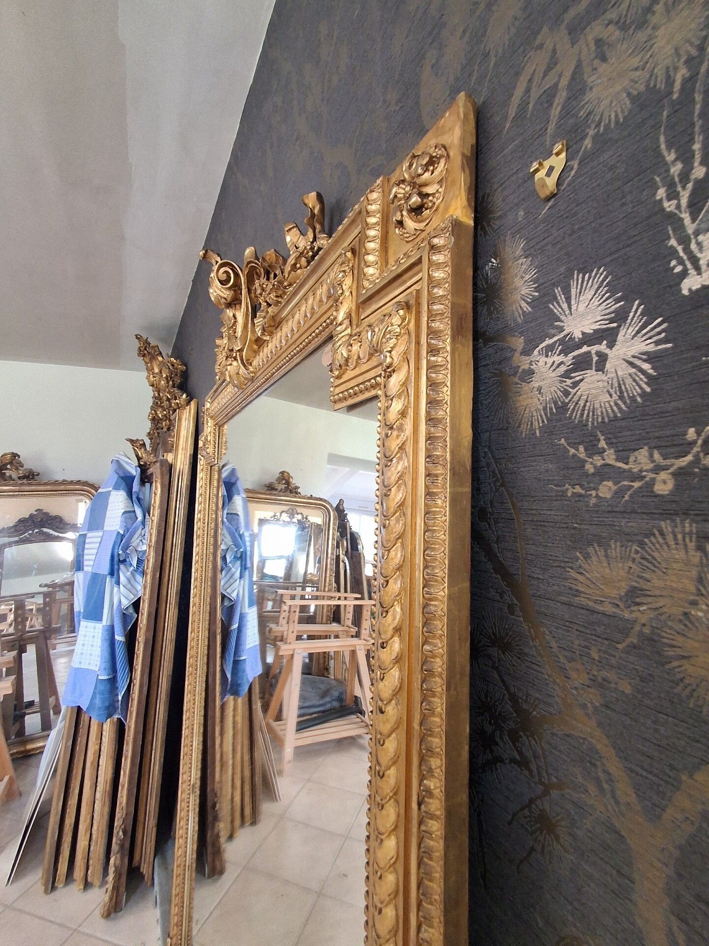 Miroir époque XIX 193x132
