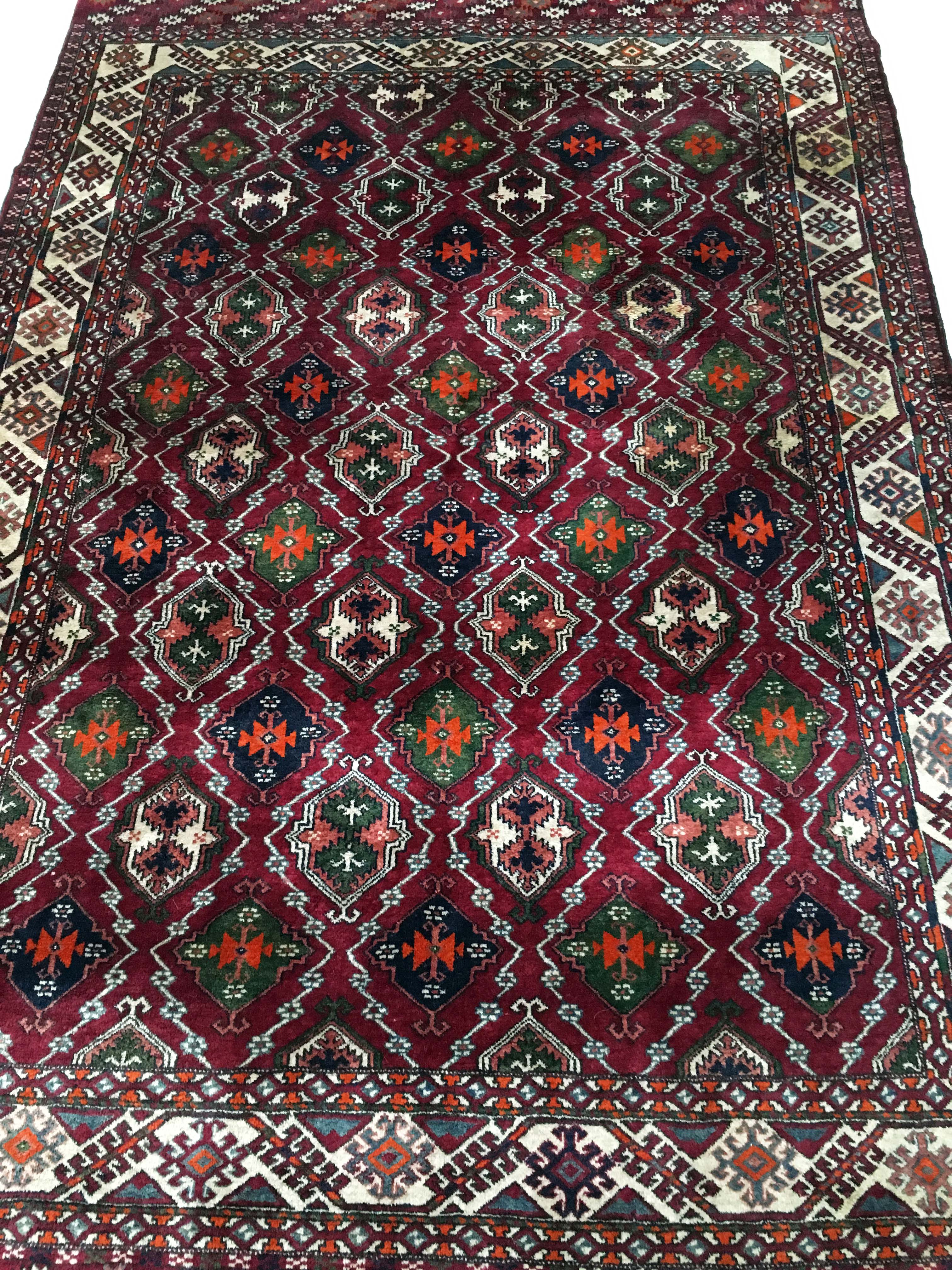 Oriental rug: old bukhara 250 x 160 cm