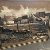 Impressionist painting on canvas, Kerfily
