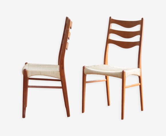 Chaises vintage teck