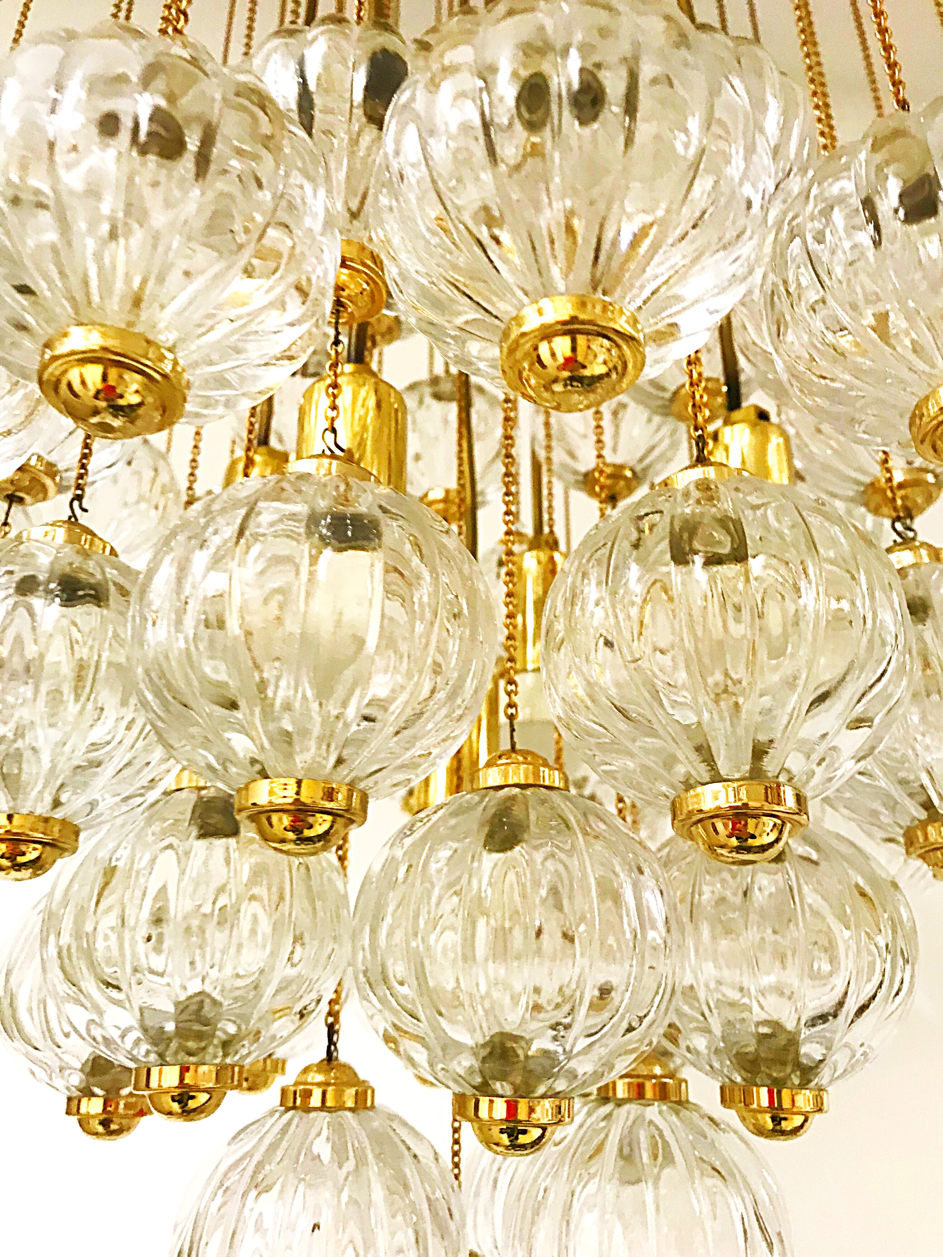 Murano crystal for sculpture chandelier 1970