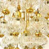 Murano crystal for sculpture chandelier 1970