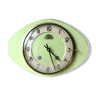 Pendulum wall clock FFR in formica green of the 1960s