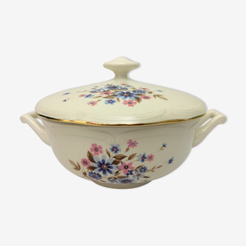 Soup pot "Gien" with spring flower motifs