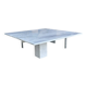 KW1 metal and marble coffee table by Hank Kwint for Metaform 1980s