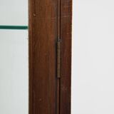 Vitrine anglaise ancienne avec éclairage – Fin du XIXe siècle