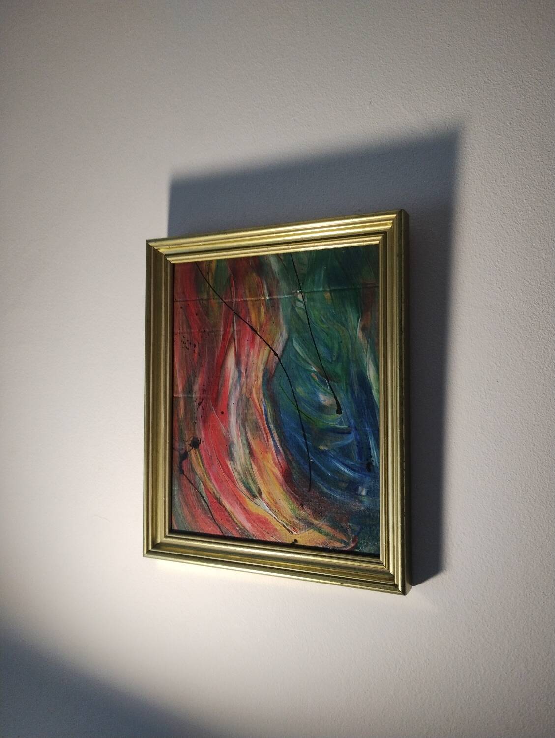 Small abstract painting