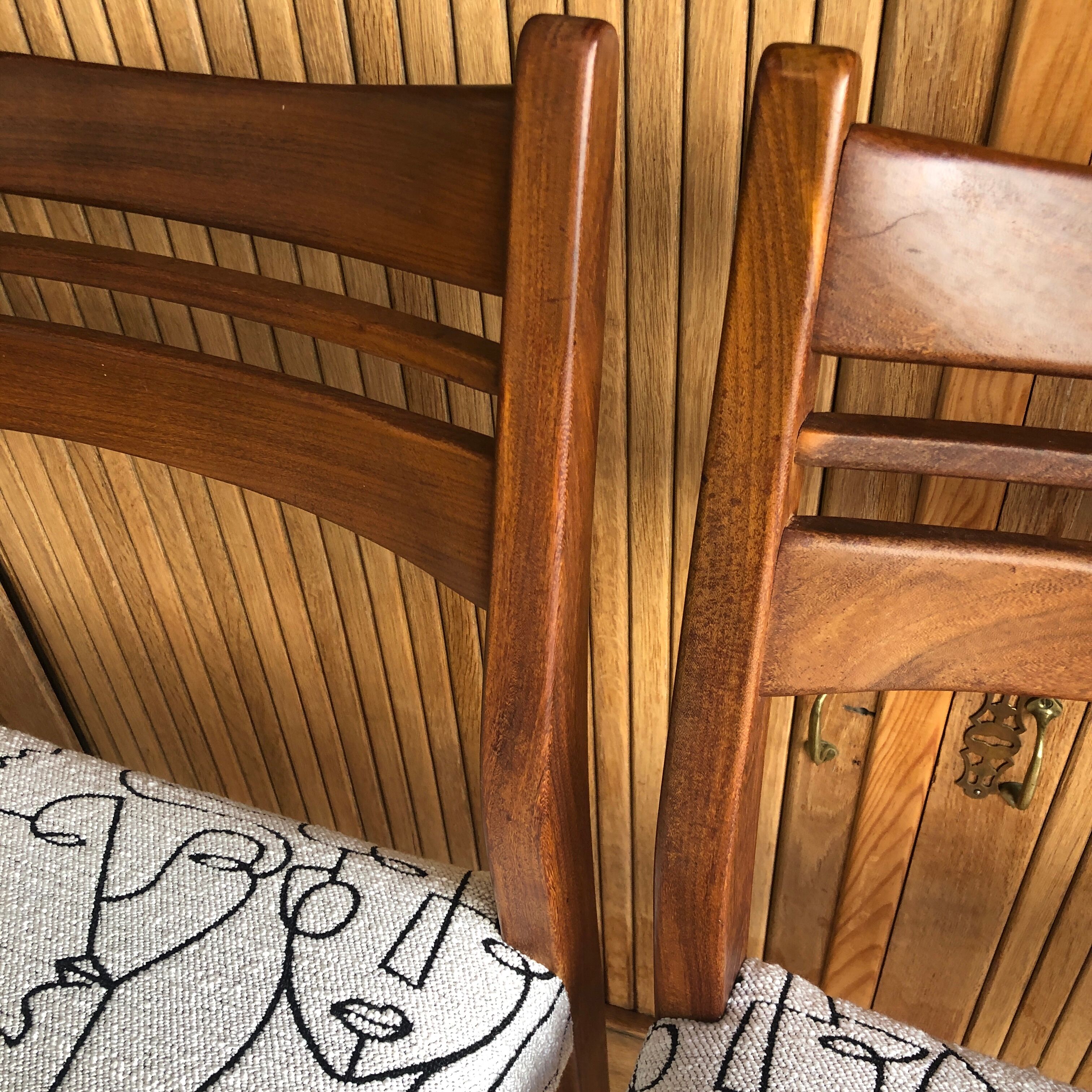 Pair of renovated 60s vintage chairs