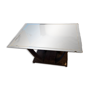 table basse miroir