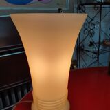 50s yellow opaline lamp