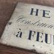 Plaque de métier en laiton - Constructeur