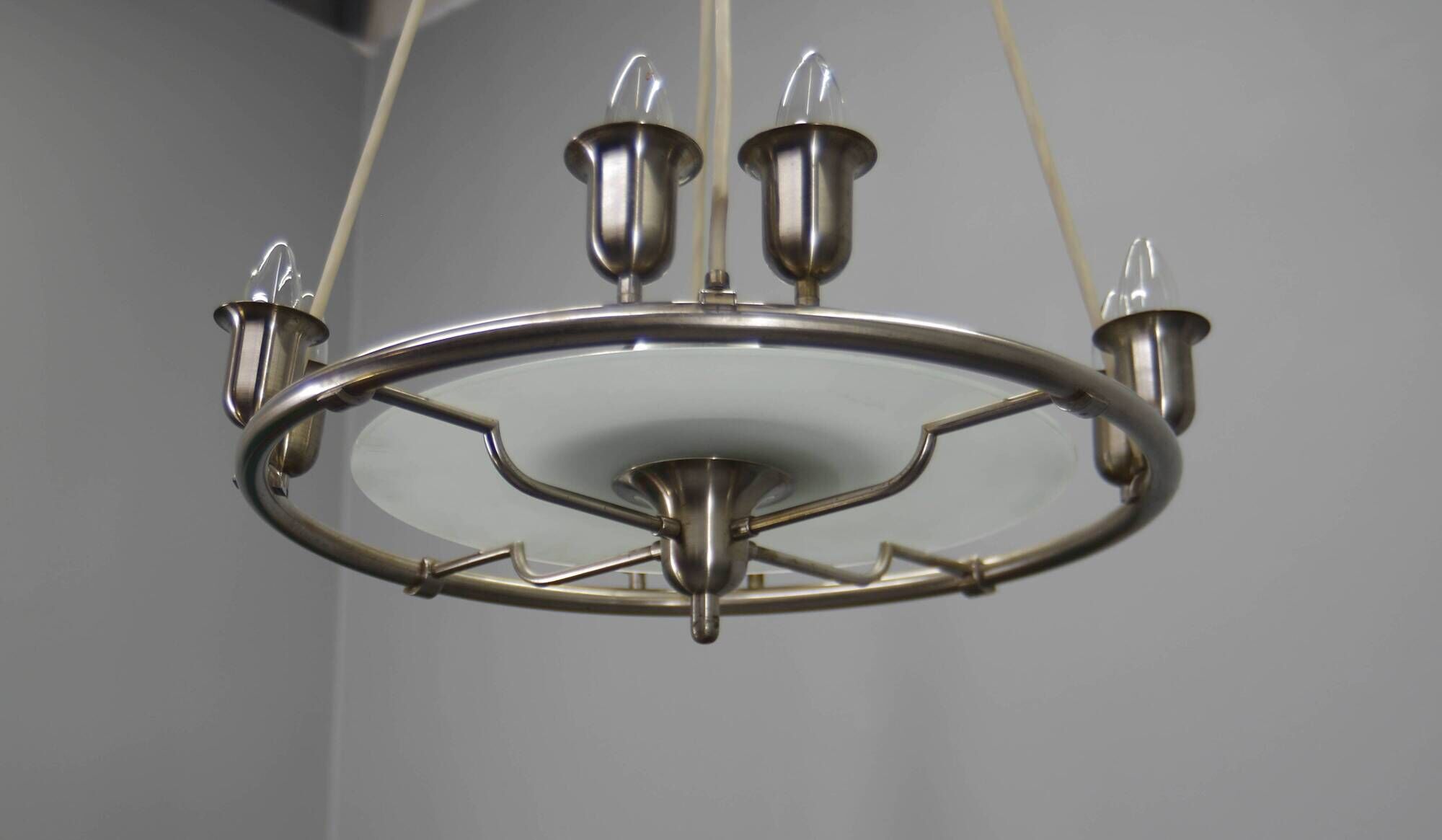 Art Deco Chandelier by Franta Anýž for IAS, Czechoslovakia, 1930s