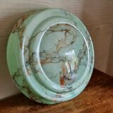 Art deco pendant lamp marbled glass ceiling light