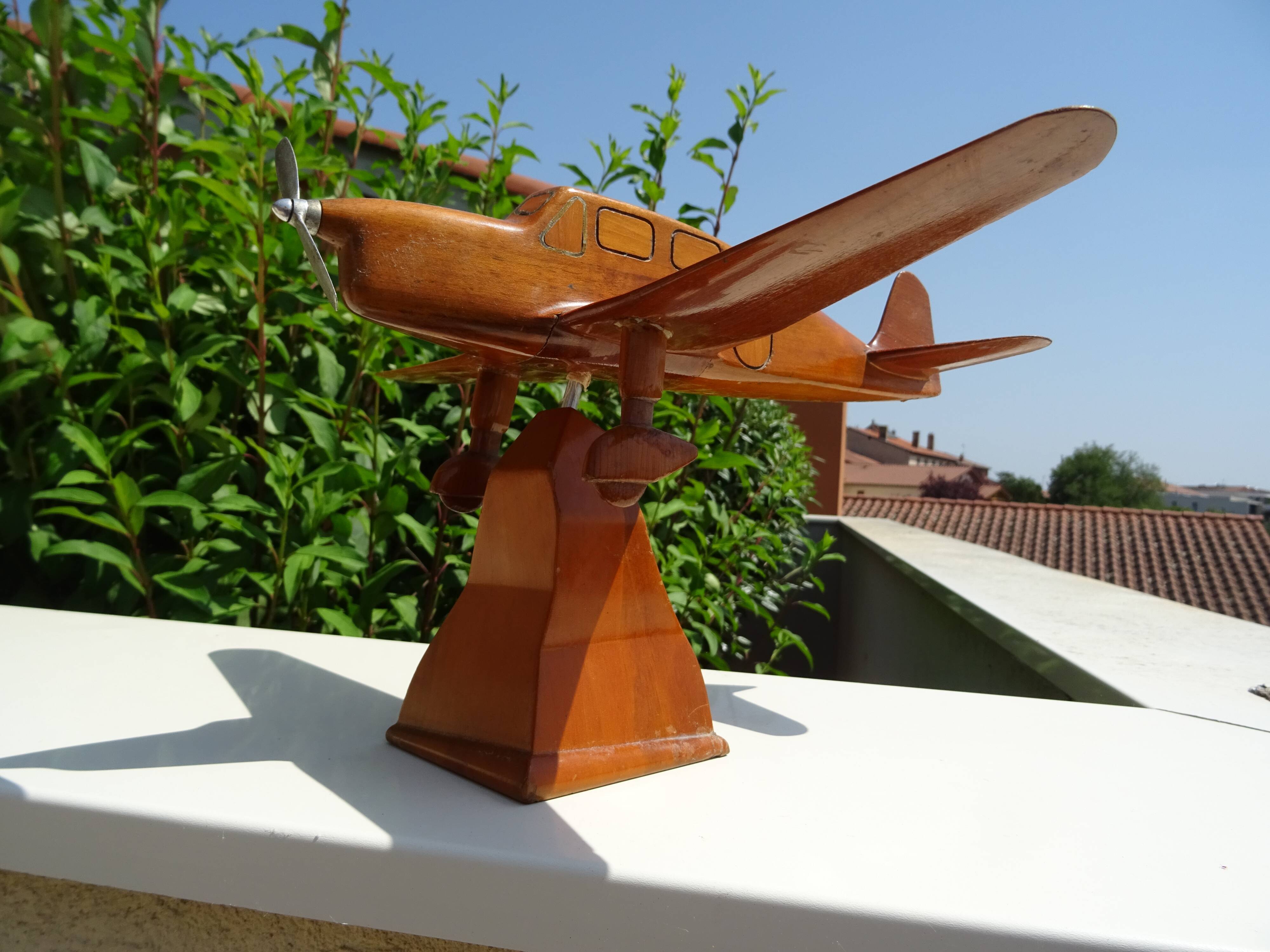 Wooden plane Art Deco 30 years 40