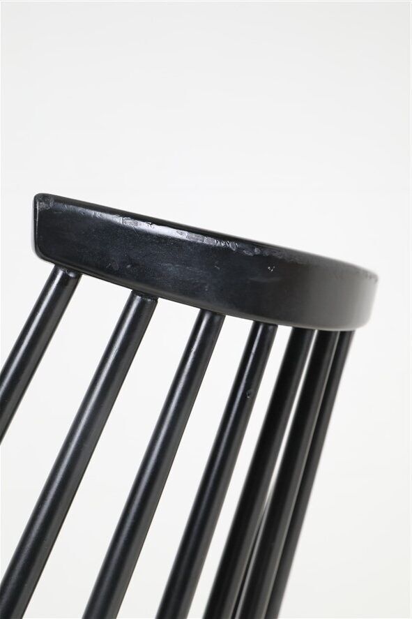 Asko / Ilmari Tapiovaara “Mademoiselle” spindle back lounge chair / Mid Century Modern Design / Finland / 1950s-1960s / black