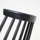 Asko / Ilmari Tapiovaara “Mademoiselle” spindle back lounge chair / Mid Century Modern Design / Finland / 1950s-1960s / black