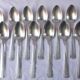 Spoons Ercuis silver metal covered service hallmark art deco