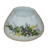 Vase à violettes en opaline ancien