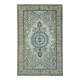 Overdyed Wool Vintage Handmade Carved Rug 170 cm x 297 cm
