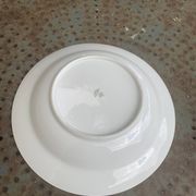 White porcelain deep dish, Schirnding Bavaria, design, vintage 1970