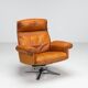De Sede DS-31 high-back lounge chair in natural leather, Switzerland, 1970