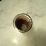 Carrara marble cylinder vase