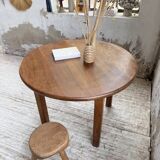 Round oak table 1950