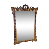 Napoleon III era mirror gilded with gold leaf