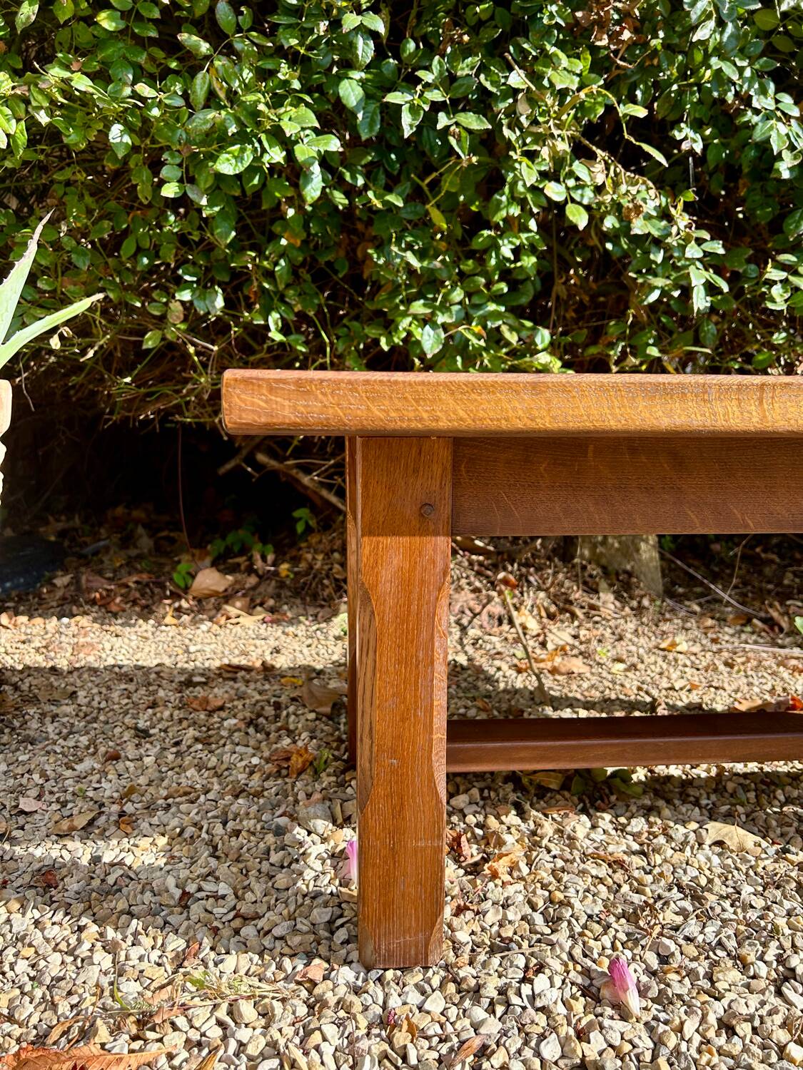 Solid wood coffee table