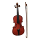 violin and decorative archer in antique varnished wood