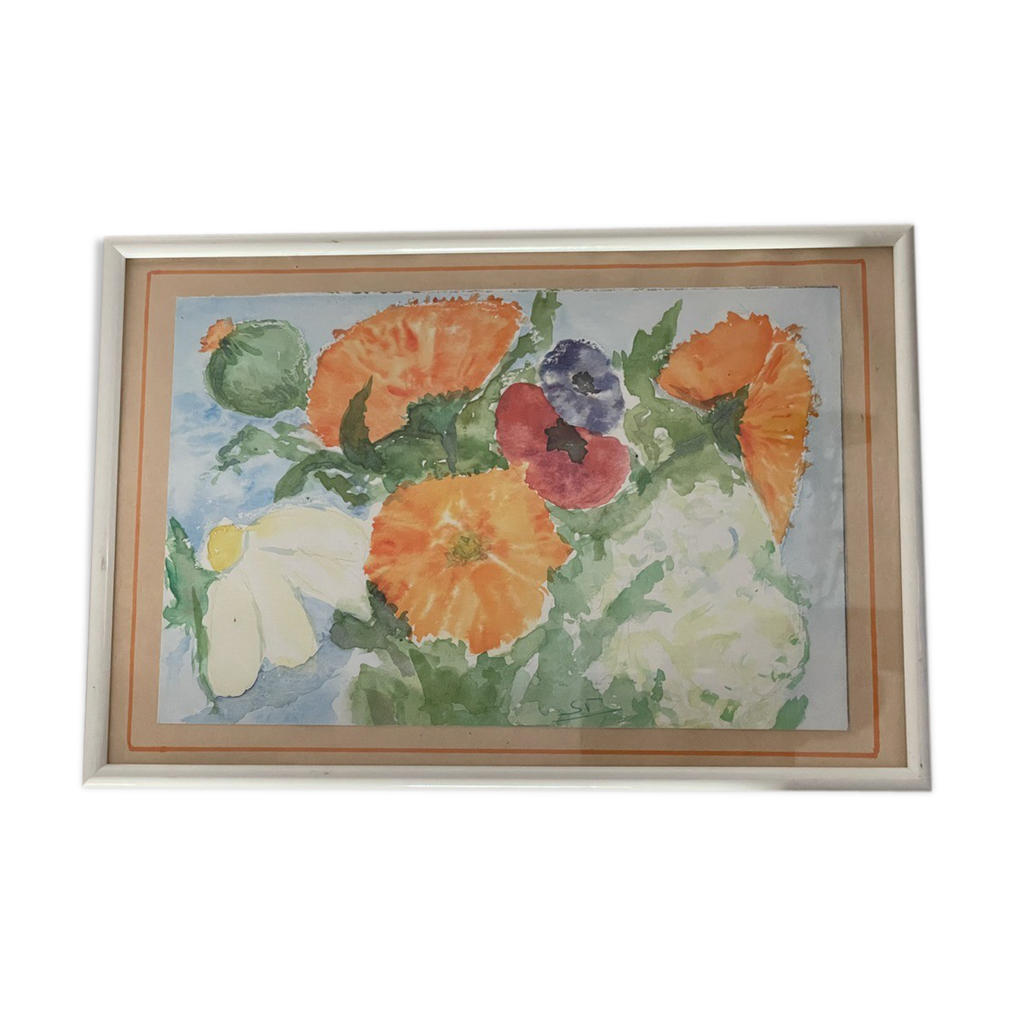 Floral decoration painting