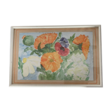 Floral decoration painting