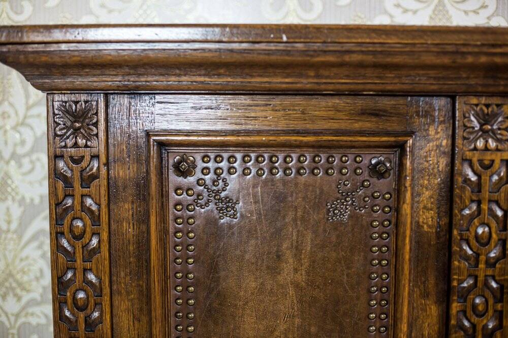 Vintage Oak Bookcase, 1940s