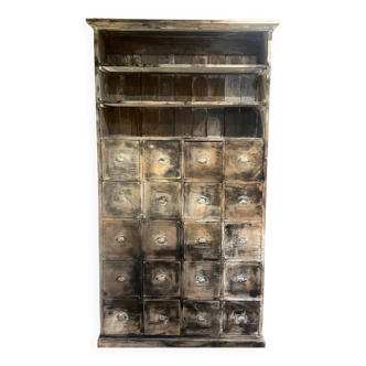 Meuble de métier à tiroir