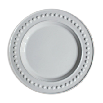 Plat de service rond vintage en céramique Nancy Calhoun