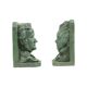 Bookends bust wagner beethoven plaster signed