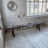 Solid oak bench 230 cm