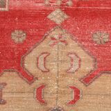 Tapis vintage rouge classique et bordé 5 x 9, 146 x 267 cm