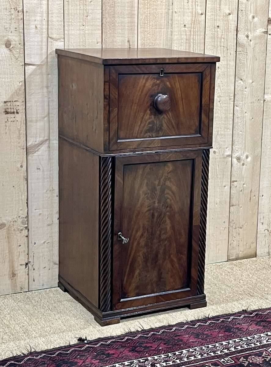 Victorian mahogany confiturier - 19th century