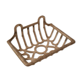 Metal wall-mounted soap holder