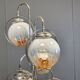 Vintage Murano glass floor lamp by Mazzega, 1970s