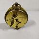 beautiful little golden mechanical alarm clock - vintage - TALGO - works