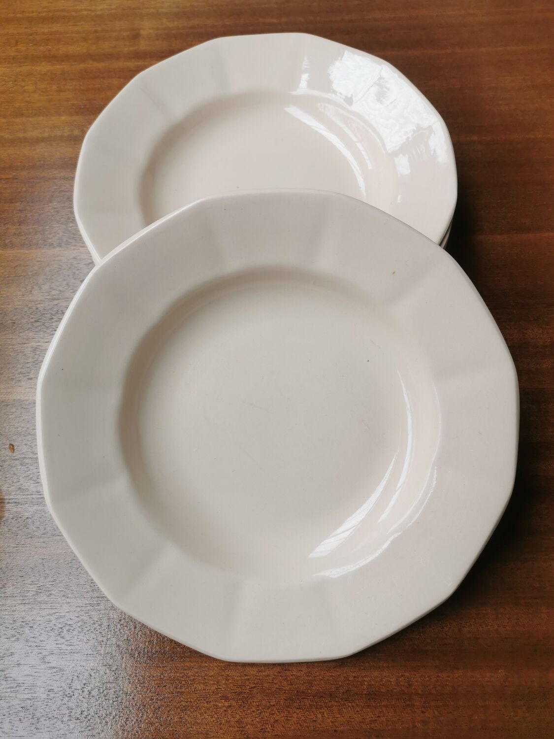 Service de 5 assiettes creuses Digoin