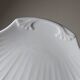3 vintage flat plates with scallop shells, fine porcelain from Limoges.