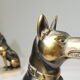 Greenhouse books sitting dog / signed Jamar / vintage